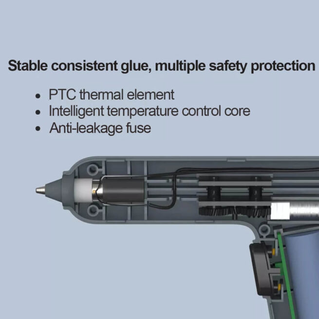 Electric Hot Melt Glue Gun Cordless Repair DIY Tool Heating Mini Glue Gun with Glue Sticks